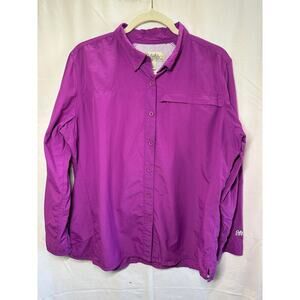 Cabela's Purple Fleece Pullover -‎ Size Large